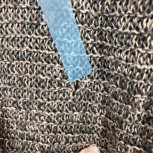 Eileen Fisher Brown Linen Knit Short Dolman Sleeve Top Sweater Relaxed  fit L - Picture 7 of 13